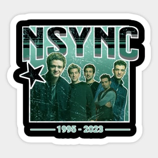 Nsync Green Vintage 90s Sticker